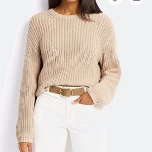 Brooke Pullover Women's Beige Knit Sweater